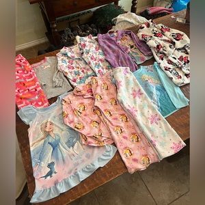 Disney Girls pajama bundle - 7 pieces - Disney, My Little Pony, Carters